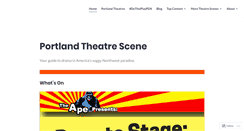 Desktop Screenshot of portlandtheatrescene.com